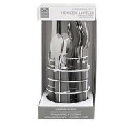 HOME DECO FACTORY - KA0529 Ensemble de 6 Fourchettes - Acier Inoxydable, Design Moderne Ergonomique, Facile à Nettoyer - Taille Standard - Couleur Argenté