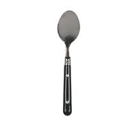 HOME DECO FACTORY - KA0530 Set de 6 Cuillères à Soupe Tubo, Design Moderne, Matériaux Durables, Ergonomiques, Faciles à Nettoyer, pour Vos Repas, Gris, Noir, Blanc