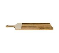 HOME DECO FACTORY - KA0657, Planche de Présentation en Manguier 58 cm - Élégante et Naturelle, Conçue pour Fromages et Charcuteries - Facile à Nettoyer - Marron Beige
