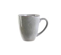 HOME DECO FACTORY - KA3762, Mug en grès Arena 300 ml, design élégant et moderne, Conçu pour le café ou le thé, Conçu pour la maison ou le bureau, couleur blanche, taille standard