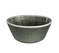 HOME DECO FACTORY - KA6167 Bol en Céramique - Design Élégant pour Cuisine et Repas - Diamètre 15 cm - Couleur Verte