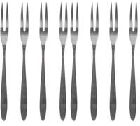 HOME DECO FACTORY, KU6718, Fourchette à Escargot en Acier Inoxydable, Design élégant et Ergonomique, idéale pour Vos Repas raffinés, Longueur 135 cm, Couleur Argent (Lot de 2)