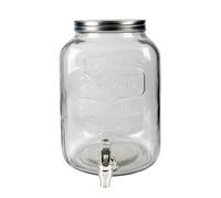 Saveur et Dégustation Fontaine Verre 8 L, Verre, Transparent, 31.6 x 19.8 x 20.2 cm