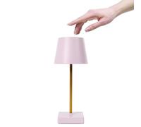 Home Deco Factory – Lampe de table LED LA10490 – Tactile, éclairage ajustable – Rose