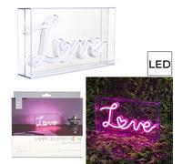 HOME DECO FACTORY Lampe LED en acrylique LOVE