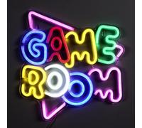 HOME DECO FACTORY Lampe LED Néon Multicolore Game Room Éclairage Fun | Lampe LED effet néon, multicolore, spécial game room, éclairage intuitif, économique, multicolore
