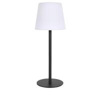 HOME DECO FACTORY - LAO0186 Lampe Extérieure Rechargeable USB - Design Moderne pour Jardin et Terrasse - Résistante Intempéries - Hauteur 40 cm - Couleur Noire