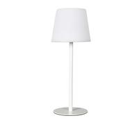 HOME DECO FACTORY - LAO0187 Lampe Extérieure Rechargeable USB - Design Moderne, Éclairage Doux pour Jardin et Terrasse - Taille Unique - Couleur Blanche