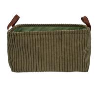 HOME DECO FACTORY Lot de 3 paniers de rangement verts, hauteur 20 cm