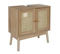Home Deco Factory – Meuble sous vasque Bali – Collection Natural Crush 60 x 70 x 30 cm Marron