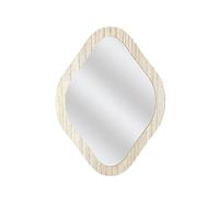 HOME DECO FACTORY Miroir Décoratif Losange en Bois Elio 34 cm Multicolore