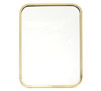 Home Deco Factory – Miroir mural Contour Carré 34 cm Or