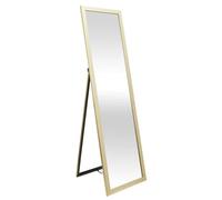 HOME DECO FACTORY Miroir sur Pied Doré Design Raffiné 122 cm Or