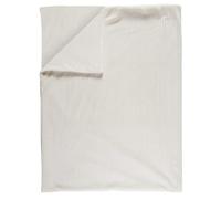 HOME DECO FACTORY Plaid en Flanelle à Grosses Côtes 120x150 cm Multicolore | Polyester, plaid en flanelle à grosses côtes, 120x150 cm, canapé ou lit, facile à entretenir, blanc rouge et gris