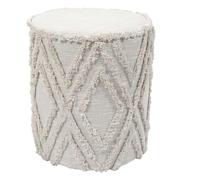 HOME DECO FACTORY Pouf Mirage Confort Ergonomique Design Élégant Beige