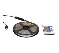 HOME DECO FACTORY Ruban LED RGB 5 m avec Télécommande Moderne Multicolore