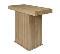 HOME DECO FACTORY - Table Console Extensible Design Moderne 90 à 235 cm avec 4 Rallonges Amovibles - Idéale pour 10 Convives - Bois MDF - Couleur Marron - Taille 90X235 cm - Modèle Klaus