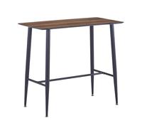 HOME DECO FACTORY Table Mange Debout Imitation Bois