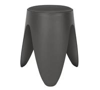 HOME DECO FACTORY Tabouret Eve Contemporain Assise et Banc 46 cm Gris