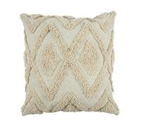 HOME DECO FACTORY The Coussin Ethnique Losanges en Relief 40 x 40 cm