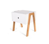 HOME DECO FACTORY The Hd3728 Chevet Empilable MDF Blanc 44 X 35 X 45, 30 cm