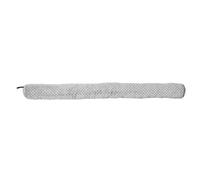 HOME DECO FACTORY, TX0065, Boudin de Porte Nid'd'Abeille élégant en Velours, Isolation Thermique et Protection Contre Les Courants d'air, Facile à Entretenir, 4, Gris