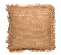 HOME DECO FACTORY - TX0068, Coussin Imitation Fourrure Gris Foncé Rayé 40x40 cm - Confort et Élégance pour Un Intérieur Chic et Accueillant, Déhoussable et Pratique, Conçu pour Canapé