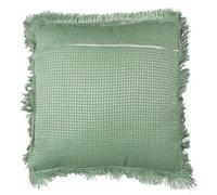 HOME DECO FACTORY - TX0068 Coussin Imitation Fourrure Gris Foncé Rayé - Conçu pour Confort et Élégance - Dimensions 40 x 40 cm - Déhoussable - Couleur Gris Foncé