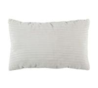 HOME DECO FACTORY - TX0239, Coussin en Flanelle à Grosses côtes, Design Moderne et Chaleureux, Conçu pour canapé ou lit, Facile à Entretenir, Dimensions 30x50 cm, Couleur Assortie