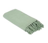 Jeté de Canapé "Gaufré" 130x160cm Vert d'Eau