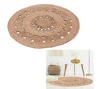 Home Deco Factory Tapis rond jute ajouré