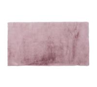 HOME DECO FACTORY TX9149 Tapis rectangulaire Imitation Fourrure Poil Fin Rose Polyester H1 x 60 x 110 cm