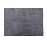 HOME DECO FACTORY - TX9152 Tapis Fin Imitation Fourrure Moderne - Design Élégant pour Salon Ou Chambre - Atmosphère Confortable - Dimensions 120 x 170 cm - Couleur Gris