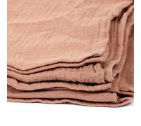 HOME DECO FACTORY - TX9323 - Plaid Gaze De Coton Rose Litchi 120x150cm