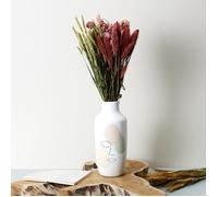 Home Deco Factory - Vase Poesie Formelle en céramique multicolore H29 x D12,5 cm