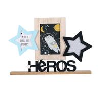 The Home Deco Kids - Pêle-mêle enfant 3 photos Héros Bois G