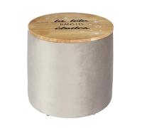 Pouf Rangement Enfant Gris - Home Deco Kids
