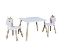 Table et 2 chaises Licorne Lily - Home Deco Kids