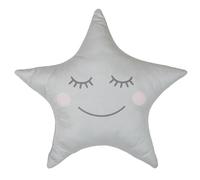 Coussin Déco Enfant "Etoile" 37x44cm Gris