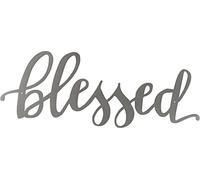 Home Decor Blessed plaque en métal en métal Famille Art 37192