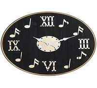 Home Decor Horloge Murale Dkd Musical Fer Bois MDF (60 X 4 X 60 Cm)