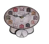 Home Decor Horloge Murale Dkd Pendule Fer Bois MDF (14 X 5 X 19 Cm)