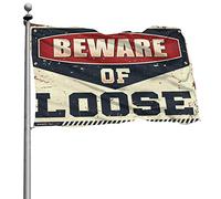 Home Decor Men Beware Of Loose Flag Camper Decorations For Inside For The Boys Flag (60 x 90 cm)