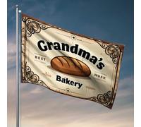 Home Decor Men Grandma'S Best Husk Bakery : Fresh Bread Delights Drapeau Décoration de chambre à coucher pour homme Décoration de porte de chambre (152 x 244 cm)