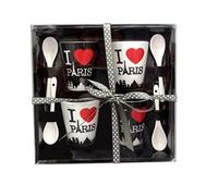 Home Decor Tasse I Love Paris, Multicolore, Unique
