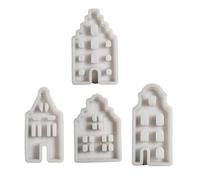 Home Decors Lot de 4 moules en silicone pour décoration de maison