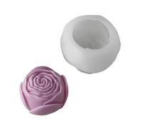 Home Decors Moule en silicone pour décoration de savon unique et parfumé Motif floral réaliste