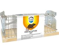 HOME DEFENSE Piège à Rats Cage Réutilisable Capture et Relâche | Adapté à une utilisation en intérieur et en extérieur abrité.