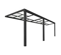 HOME DELUXE - Abri de terrasse Solis Deluxe - 579 x 295 x 233/272 cm - IN onction Toit Coulissant - INCL. plaques alvéolaires, matériel de Montage I Pergola Abri de terrasse