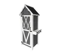 Home Deluxe Armoire de jardin Yana - Taille XL - Armoire en bois résistante aux intempéries pour jardin et terrasse